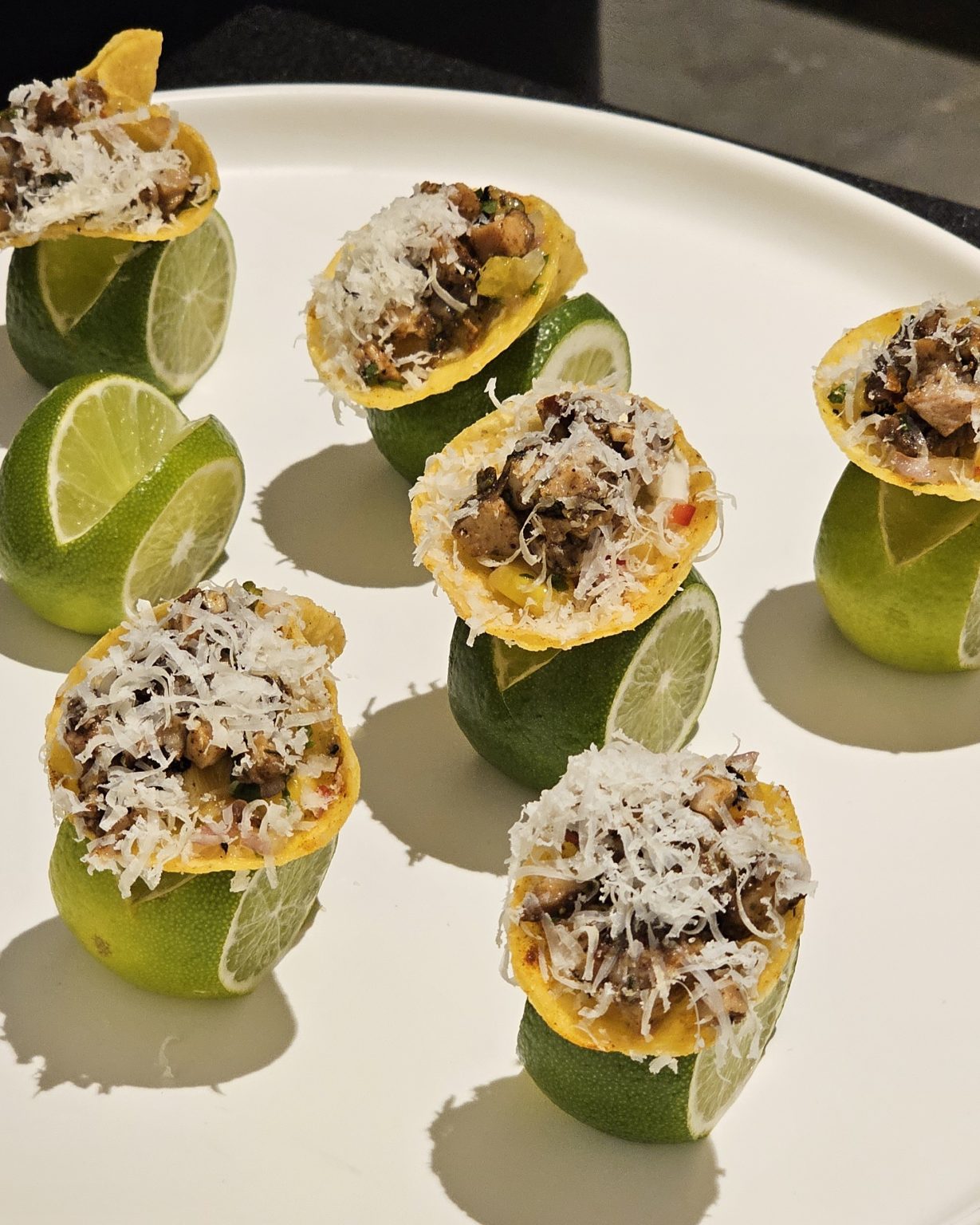 JERK CHICKEN TOSTADAS