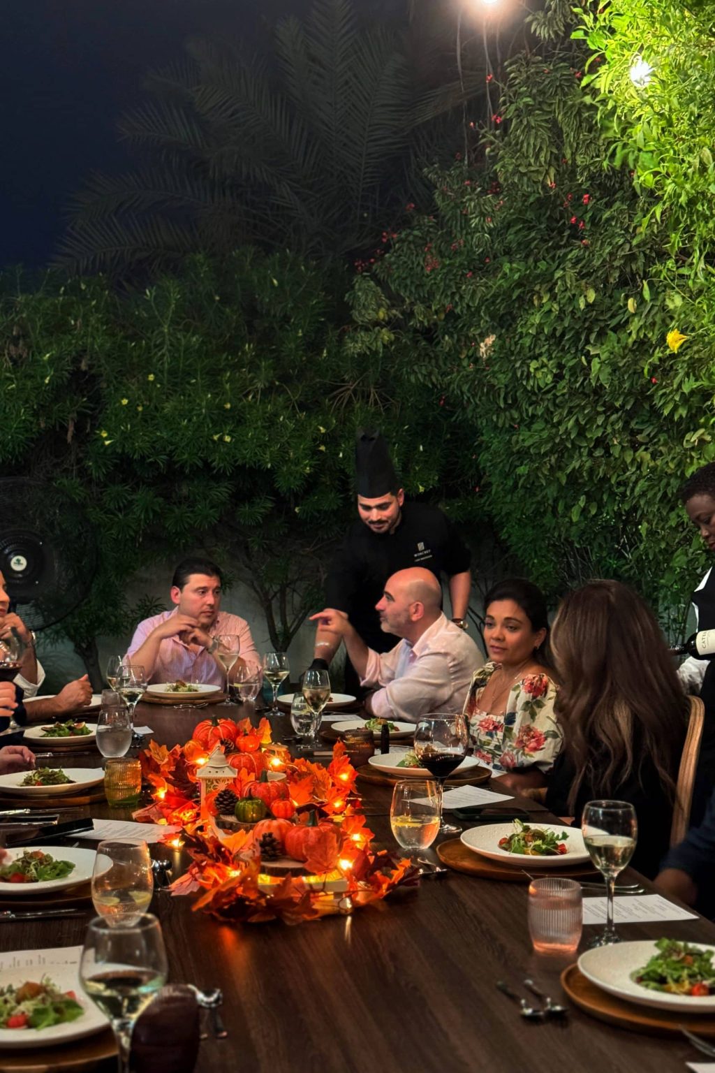 Friends and family dinner gathering