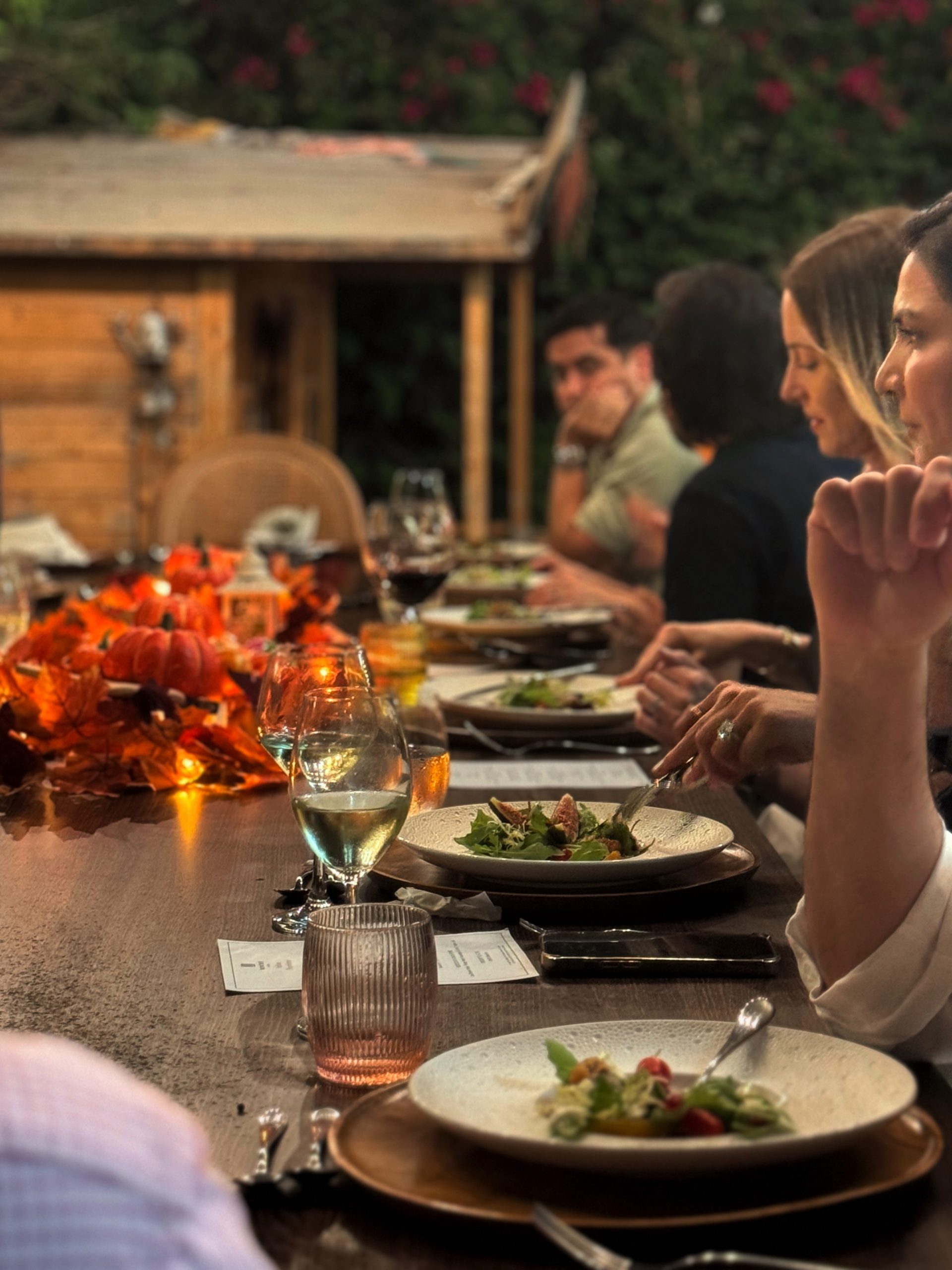 Family gathering dinner