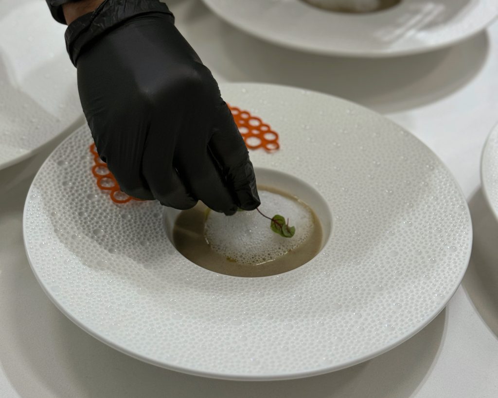 MonChef soup prepared with private chef