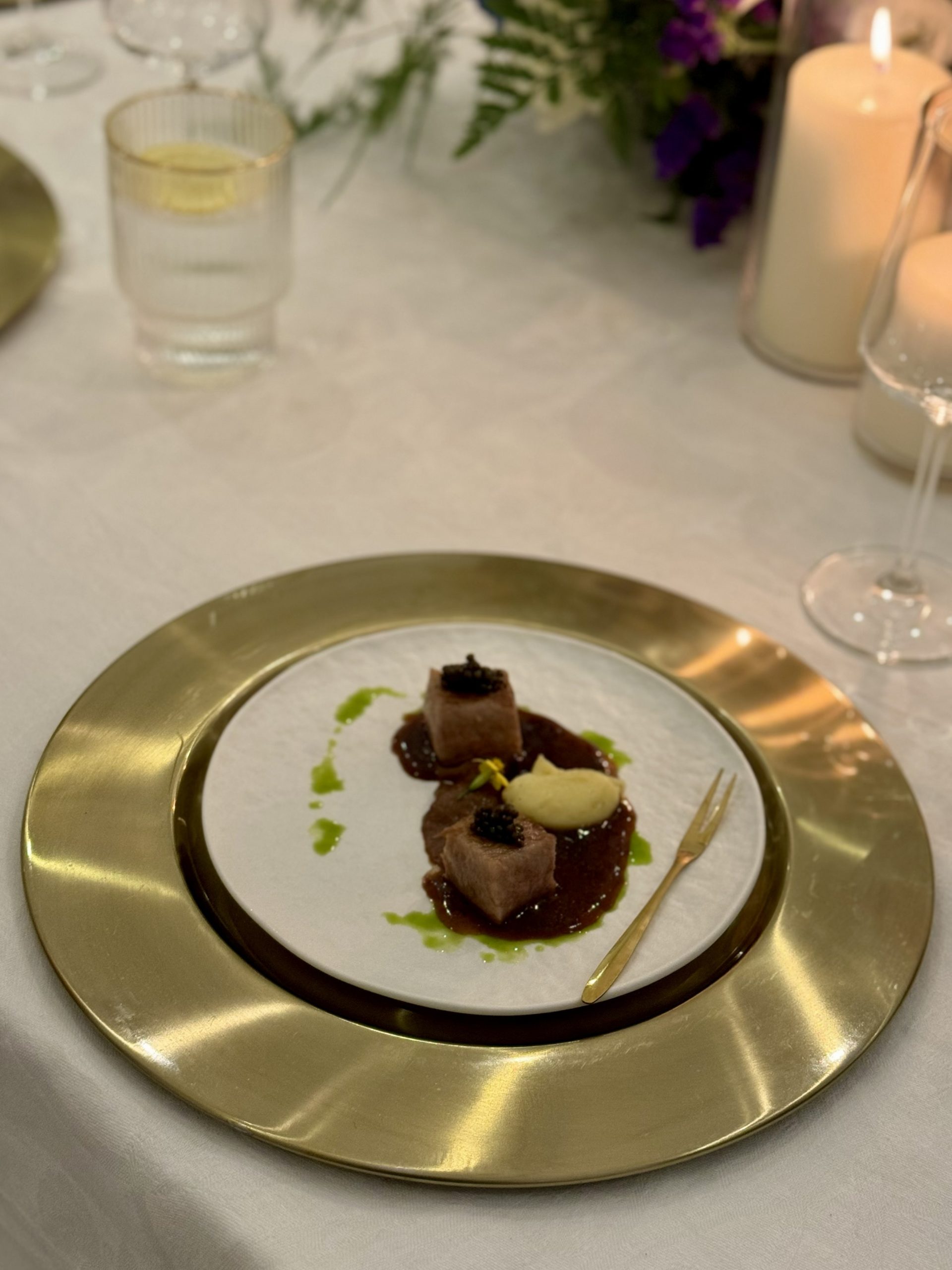 11-course tasting menu dish by MonChef at home