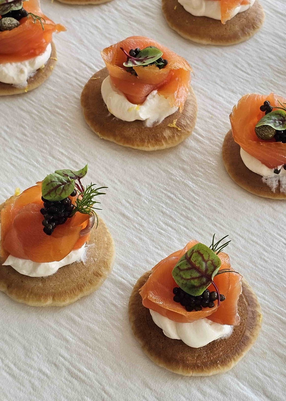 Salmon Caviar Blinis F1 MonChef