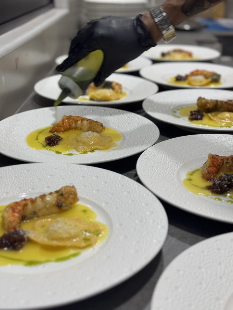 MonChef New Years Dinner Menu with Lobster Ravioli